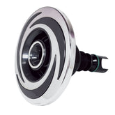 Directional Jet Large/4.5 Inch for Bellagio Tubs Bari, Venezia, Arum C - 3 Brow design, Grey/Silver